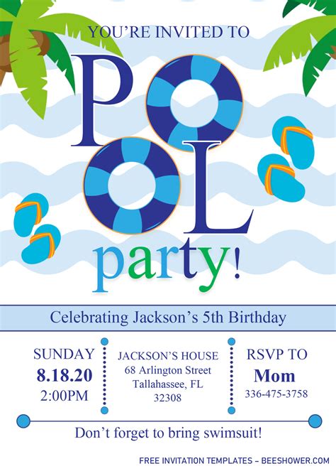 pool party banner|free printable pool party templates.